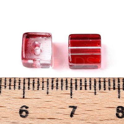 Baking Paint Transparent Glass Beads X1-DGLA-N005-01A-09-1
