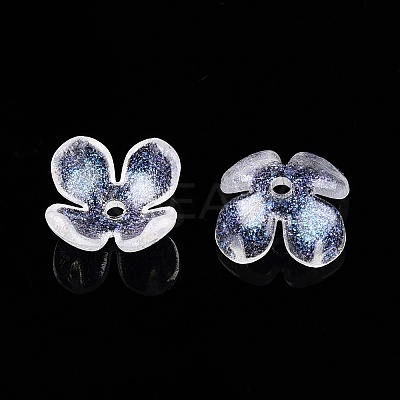 Transparent Acrylic Bead Caps OACR-ZX006-20-1