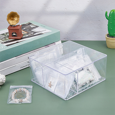 80Pcs 5 Styles PVC Resealable Packaging Bags ABAG-FH0001-09-1