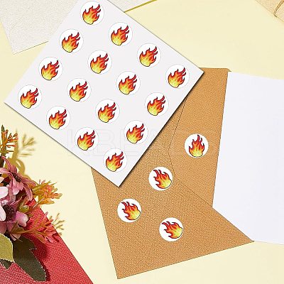 8 Sheets Plastic Waterproof Self-Adhesive Picture Stickers DIY-WH0428-113-1