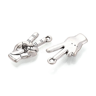 Tibetan Style Alloy Pendants TIBE-N014-26AS-1