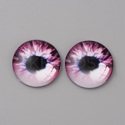 Glass Cabochons GLAA-WH0033-75H-09-1