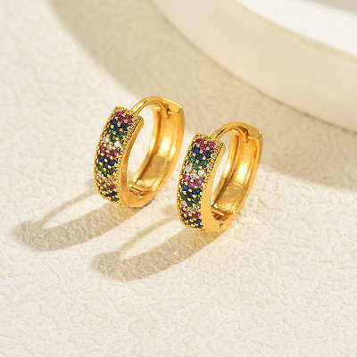 Ring Brass Hoop Earrings OA5119-1