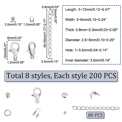 DIY Jewelry Making Finding Kit DIY-PH0009-76-1