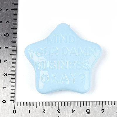 Opaque Acrylic and Glass Pendants SACR-T017-47B-1