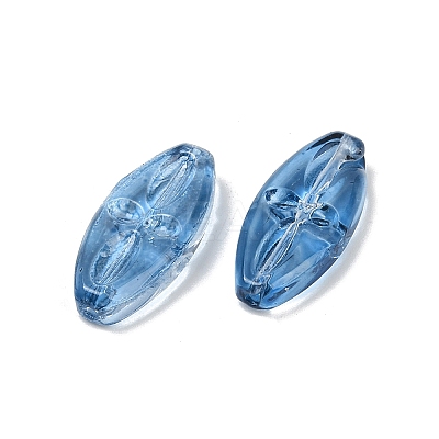 Transparent Glass Beads DGLA-E004-14J-1