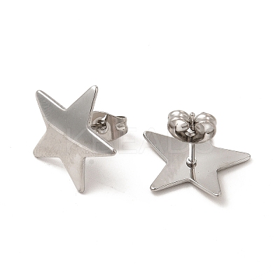 Non-Tarnish 304 Stainless Steel Stud Earrings for Women EJEW-I281-39P-1