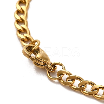 201 Stainless Steel Irish Knot Pendant Necklaces LS-NJEW-D066-01G-1