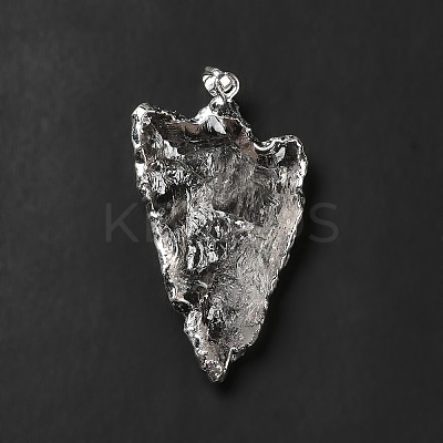 Natural Quartz Crystal Pendants G-E581-02P-1