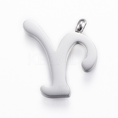 Tarnish Resistant 304 Stainless Steel Pendants STAS-F129-Y-P-1