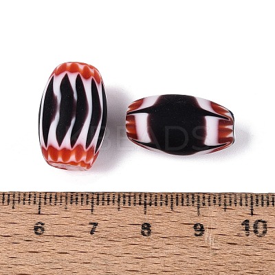 Handmade Millefiori Glass Barrel Beads LS-LA-N002-09A-1