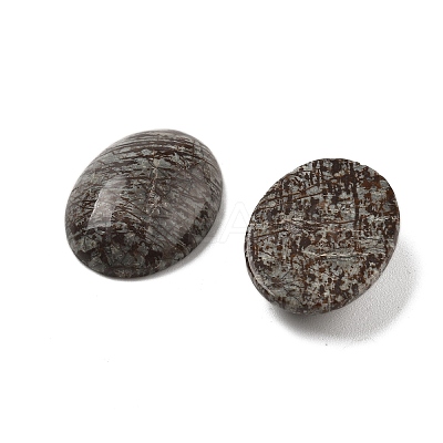 Natural Red Snowflake Obsidian Cabochons G-C115-01A-46-1