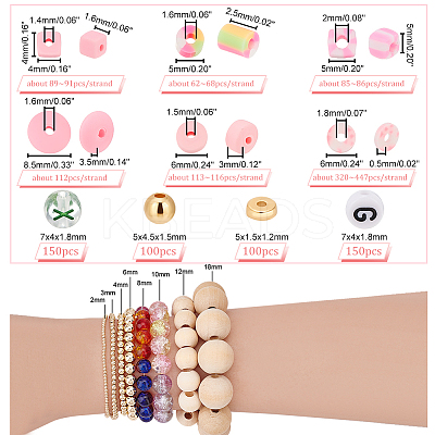 DIY Beads Jewelry Making Finding Kit DIY-PH0010-59-1