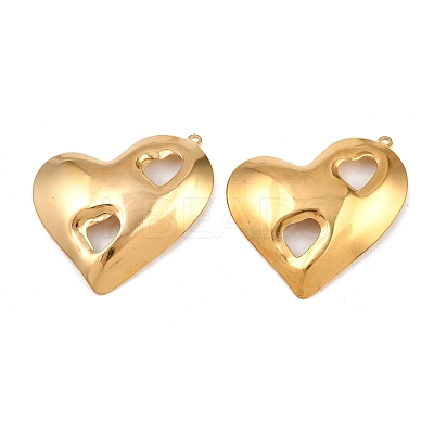 304 Stainless Steel Big Pendants STAS-I363-01G-1