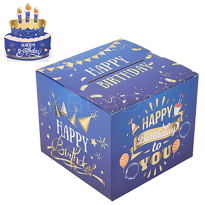 Happy Birthday Day Money Box for Cash Gift Pull DIY-WH200050-31F-1