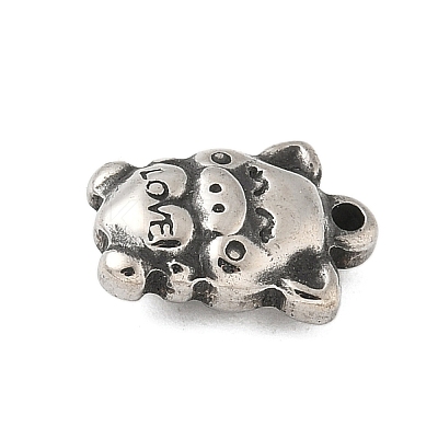 304 Stainless Steel Tibetan Style Pendants STAS-S185-10AS-C-1