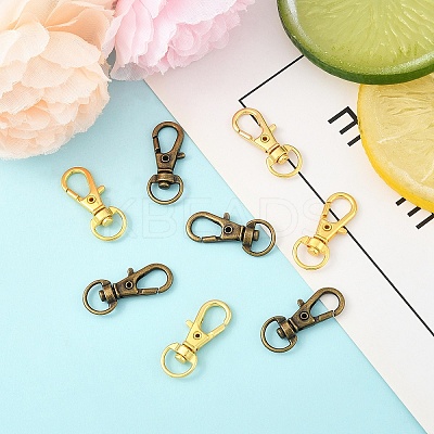 20Pcs Alloy Swivel Lobster Claw Clasps IFIN-YW0003-85G-1