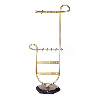 Iron Jewelry Display Stands ODIS-F001-07G-1