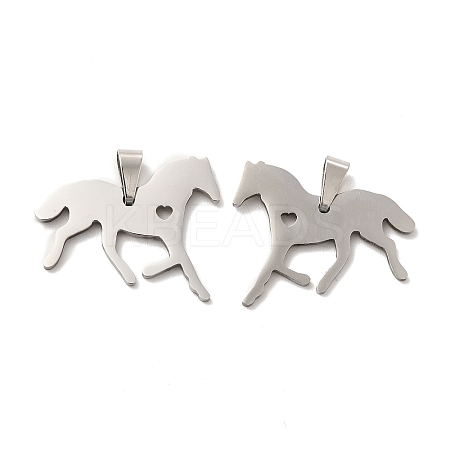 Non-Tarnish 201 Stainless Steel Pendants STAS-K251-004-1