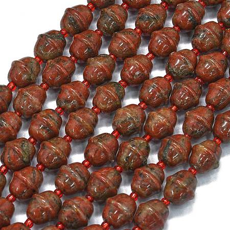 Natural Sesame Jasper Beads Strands G-K389-D27-01-1