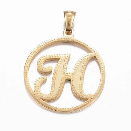 Ion Plating(IP) 304 Stainless Steel Pendants STAS-K162-050G-1