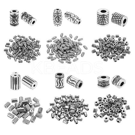410Pcs 6 style  CCB Plastic Beads CCB-PH0001-17-1