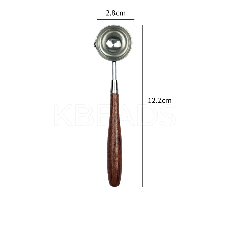 Stainless Steel Wax Sealing Stamp Melting Spoon PW-WG40451-01-1