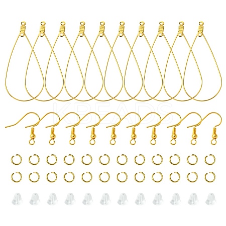 67Pcs 4 Styles 304 Stainless Steel Wire Pendants FIND-FS0002-26-1