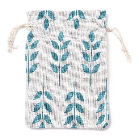 Linenette Drawstring Bags CON-PW0001-078A-12-1