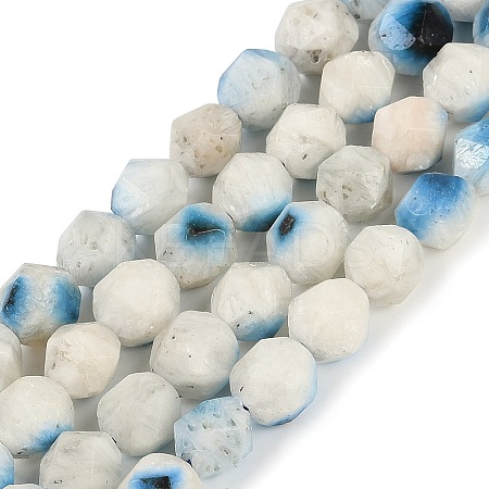 Natural Blue Ice Glacierite Stone Beads Strands G-B092-A01-03-1