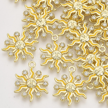 Alloy Enamel Pendants ENAM-N051-20A-1