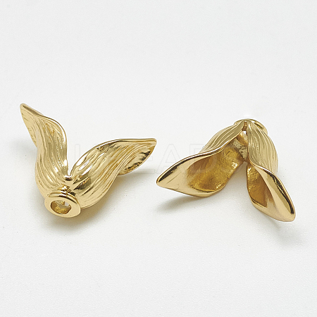Brass Bead Cap Findings KK-S347-027-1