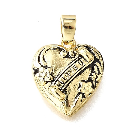 Brass Pendants KK-V007-011G-02-1