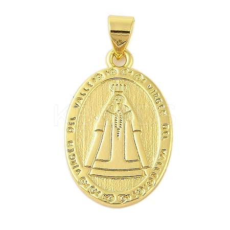 Rack Plating Brass Pendants KK-S380-42E-G-1