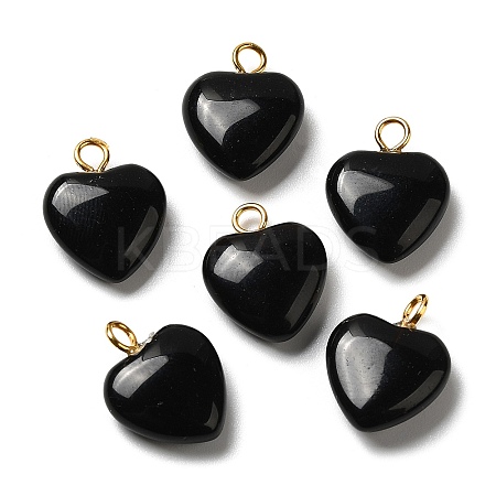 Natural Obsidian Pendants G-E603-01G-04-1