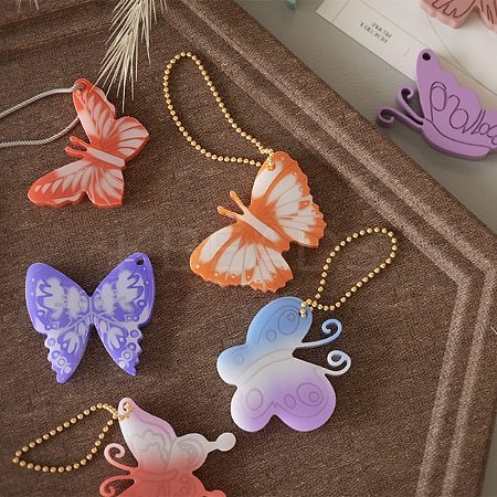 Butterfly DIY Keychain Pendant Silicone Molds LS-DIY-Q037-18B-1