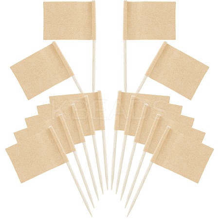 100Pcs Paper Flag Cocktail Picks DIY-CN0003-57A-1