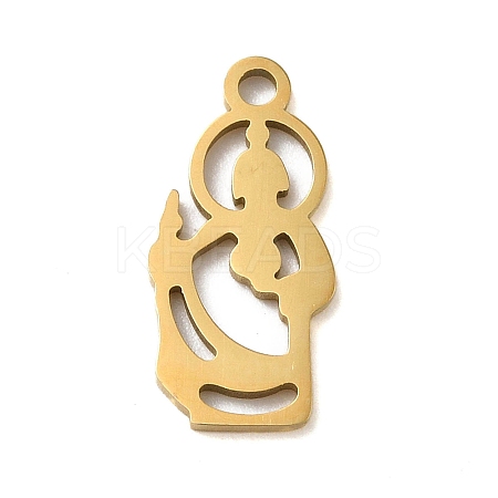 304 Stainless Steel Pendants LS-STAS-S123-02G-1