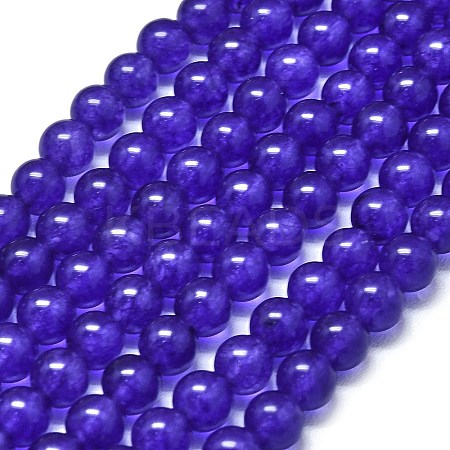 Natural Malaysia Jade Beads Strands G-L645-C01-6mm-07-1