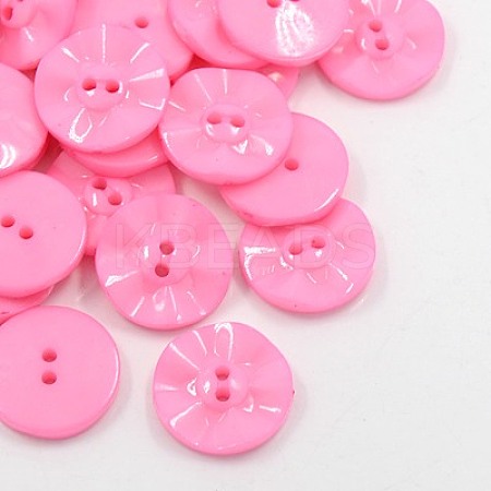 Acrylic Sewing Buttons BUTT-E073-B-08-1