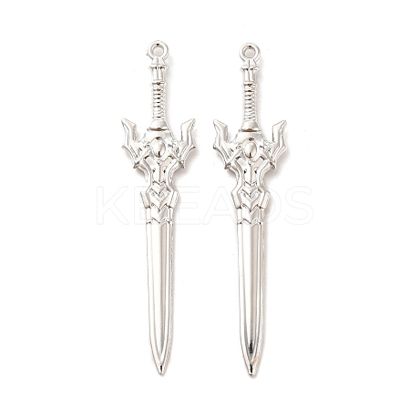 Rack Plating Alloy Big Pendants X-PALLOY-E025-05P-1