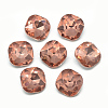 Pointed Back Glass Rhinestone Cabochons RGLA-T032-10x10mm-06-1