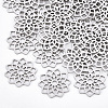 Tarnish Resistant 304 Stainless Steel Filigree Joiners Links LS-STAS-T044-40P-1