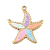 304 Stainless Steel Enamel Pendants X-STAS-Z186-14G-1