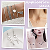 20Pcs 925 Sterling Silver Round Rings STER-BBC0009-64B-S-7