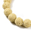 Synthetic Lava Rock Dyed Beads Strands G-H311-08C-05-4