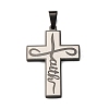 304 Stainless Steel Pendants STAS-P421-16B-1