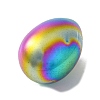 Electroplated Synthetic Non-Magnetic Hematite Palm Stones G-H021-03-3
