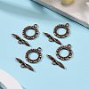Tibetan Style Toggle Clasps LS-RLF11359Y-NF-4