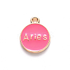 Alloy Enamel Pendants ENAM-S124-01B-03A-3